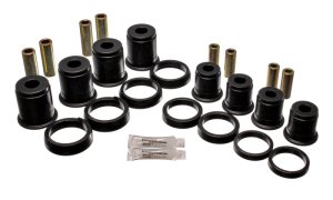 Jeep Wagoneer Control Arm Bushing Set - Front - Energy Suspension - Performance Polyurethane - Black - `84-`01